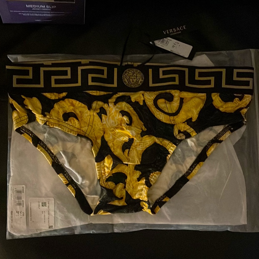 Versace baroque slip boxer briefs